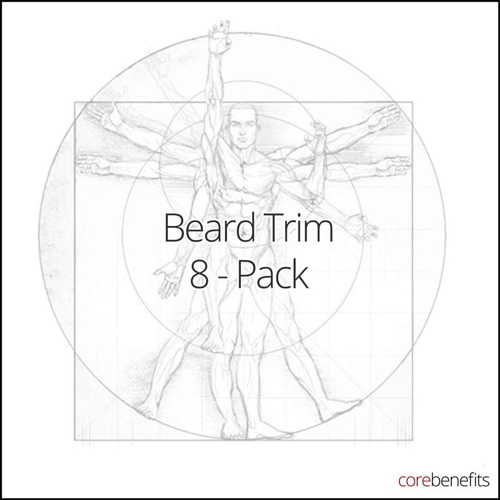 Men's Beard Trim Value 8 Pack - Core Benefits Toowoomba8 Pack