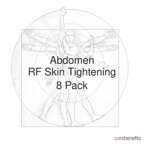 8 pack of Abdomen RF Skin Tightening treatments at Core Benefits Toowoomba