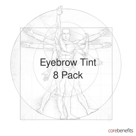 8 pack of Eyebrow Tint treatments at Core Benefits Toowoomba