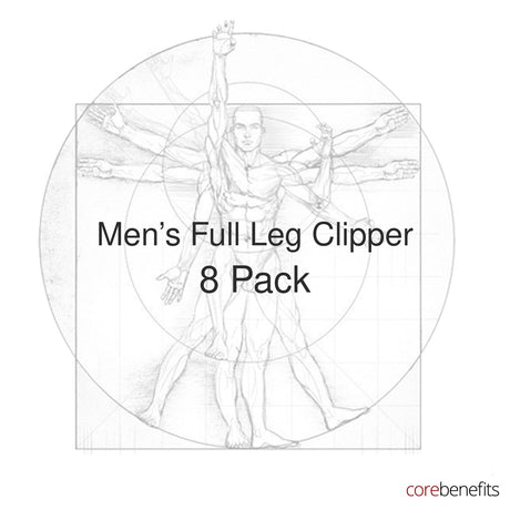 8 pack of Men’s Full Leg Clipper treatments at Core Benefits Toowoomba