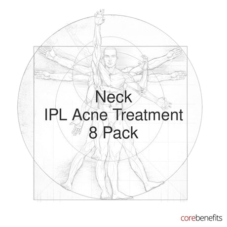 8 pack of Neck IPL Acne Treatment treatments at Core Benefits Toowoomba