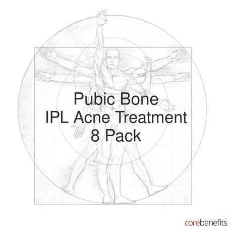 8 pack of Pubic Bone IPL Acne Treatment treatments at Core Benefits Toowoomba