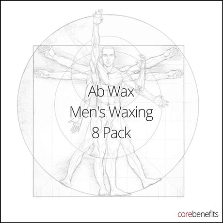 Men's ab waxing treatment at Core Benefits Toowoomba.