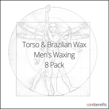 Men's torso and Brazilian waxing at Core Benefits Toowoomba.