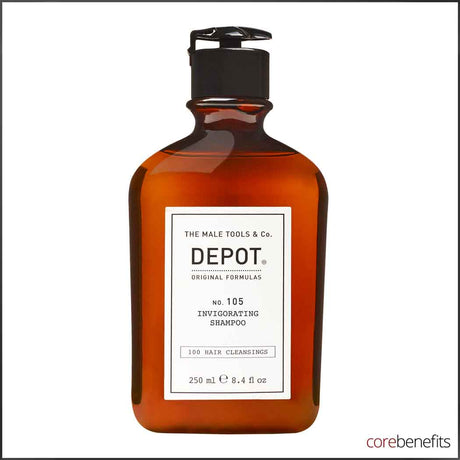 DEPOT® No. 105 Invigorating Shampoo: Ultimate Hair Loss Shampoo for Men - Core Benefits Toowoomba - Shampoo