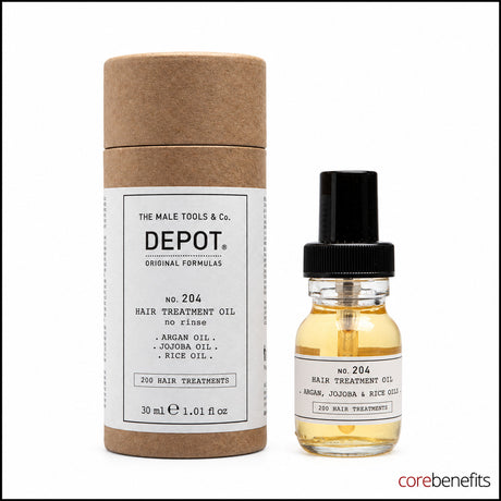 DEPOT No. 204 Hair Treatment Oil 30ml at Core Benefits Toowoomba