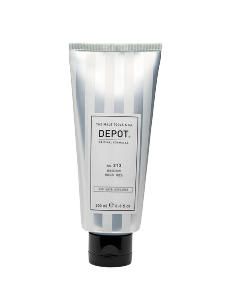DEPOT No. 313 Medium Hold Gel 200ml men's hair gel
