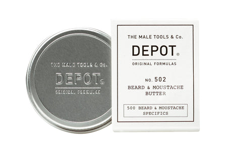 DEPOT No. 502 Beard & Moustache Butter 30ml product photo at Core Benefits Toowoomba