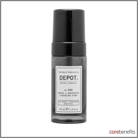 DEPOT No. 508 Beard and Moustache Cleansing Foam 100ml at Core Benefits Toowoomba