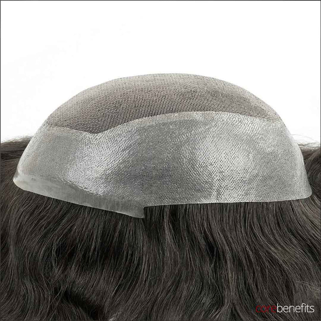 The Australian: Men's Hair System | Swiss Lace & PU Perimeter | Indian Hair - Core Benefits Toowoomba - 