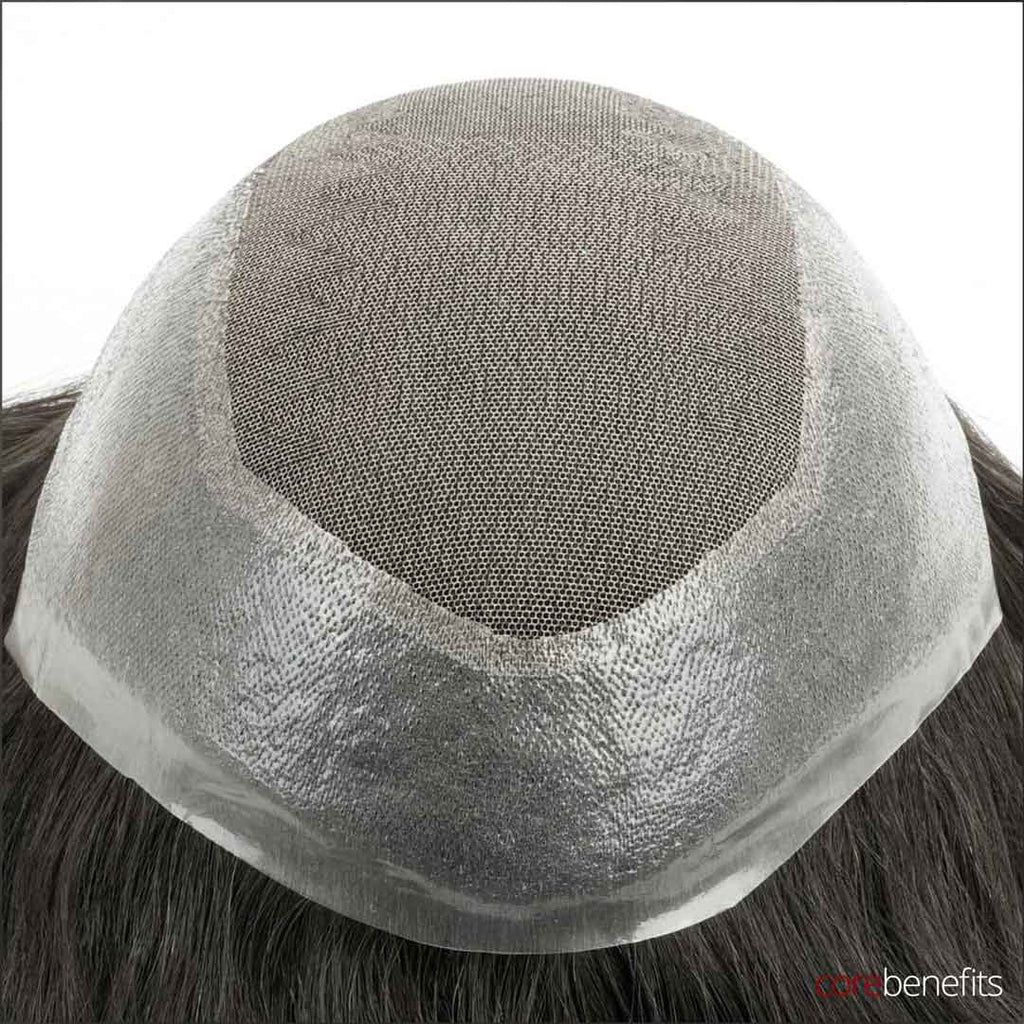 The Australian: Men's Hair System | Swiss Lace & PU Perimeter | Indian Hair - Core Benefits Toowoomba - 