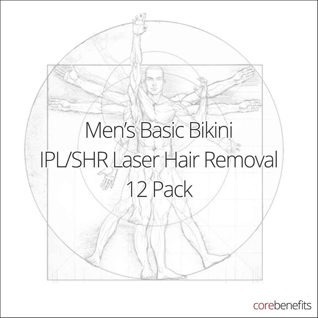 12 Pack | Men’s Basic Bikini IPL/SHR | Saving $363.00 - Core Benefits Toowoomba - 