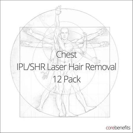 12 Pack | Men’s Chest IPL/SHR | Saving $363.00 - Core Benefits Toowoomba - 