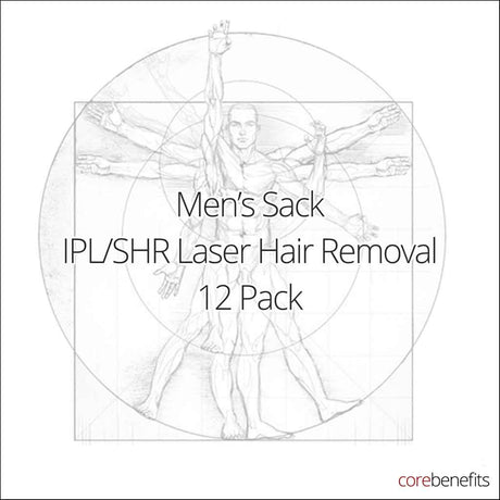 12 Pack | Men’s Sack IPL/SHR | Saving $246.00 - Core Benefits Toowoomba - 