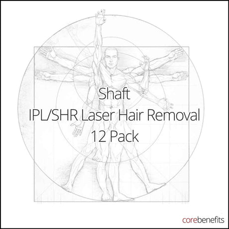 12 Pack | Men’s Shaft IPL/SHR |Saving $165.00 - Core Benefits Toowoomba - 