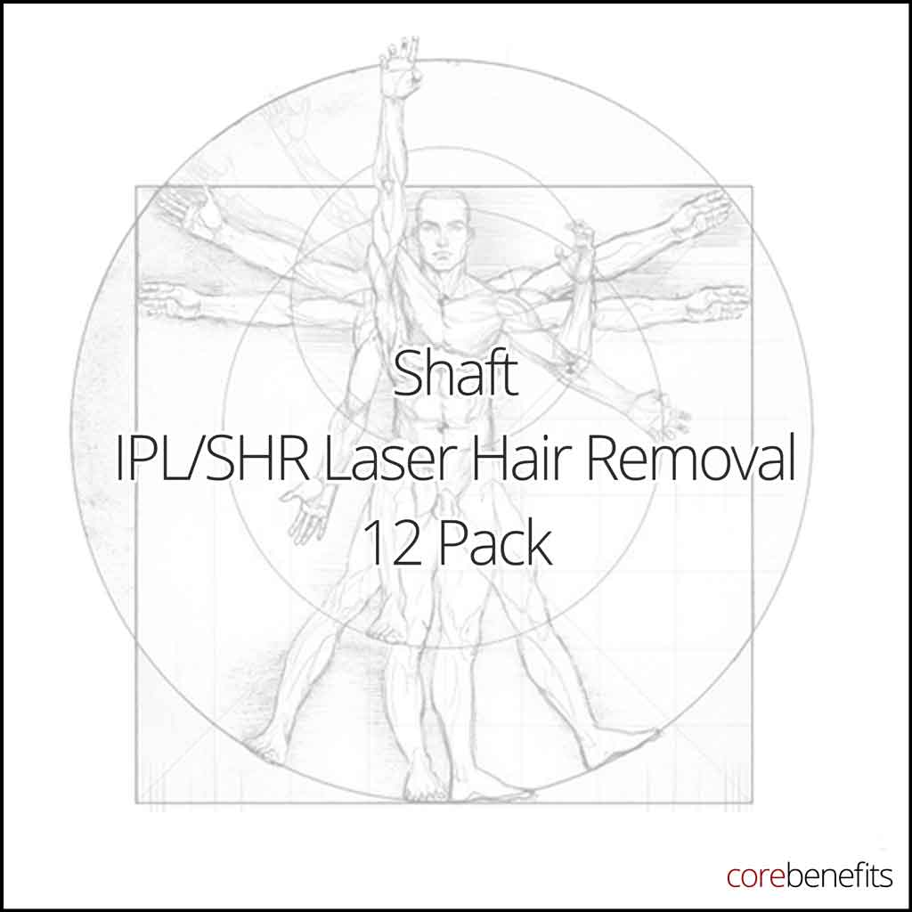12 Pack | Men’s Shaft IPL/SHR |Saving $165.00 - Core Benefits Toowoomba - 