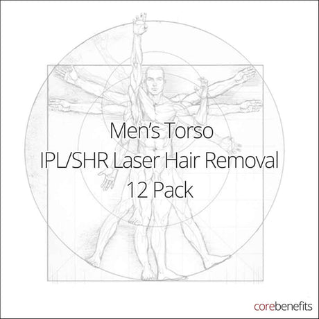 12 Pack | Men’s Torso IPL/SHR | Saving $918.00 - Core Benefits Toowoomba - 