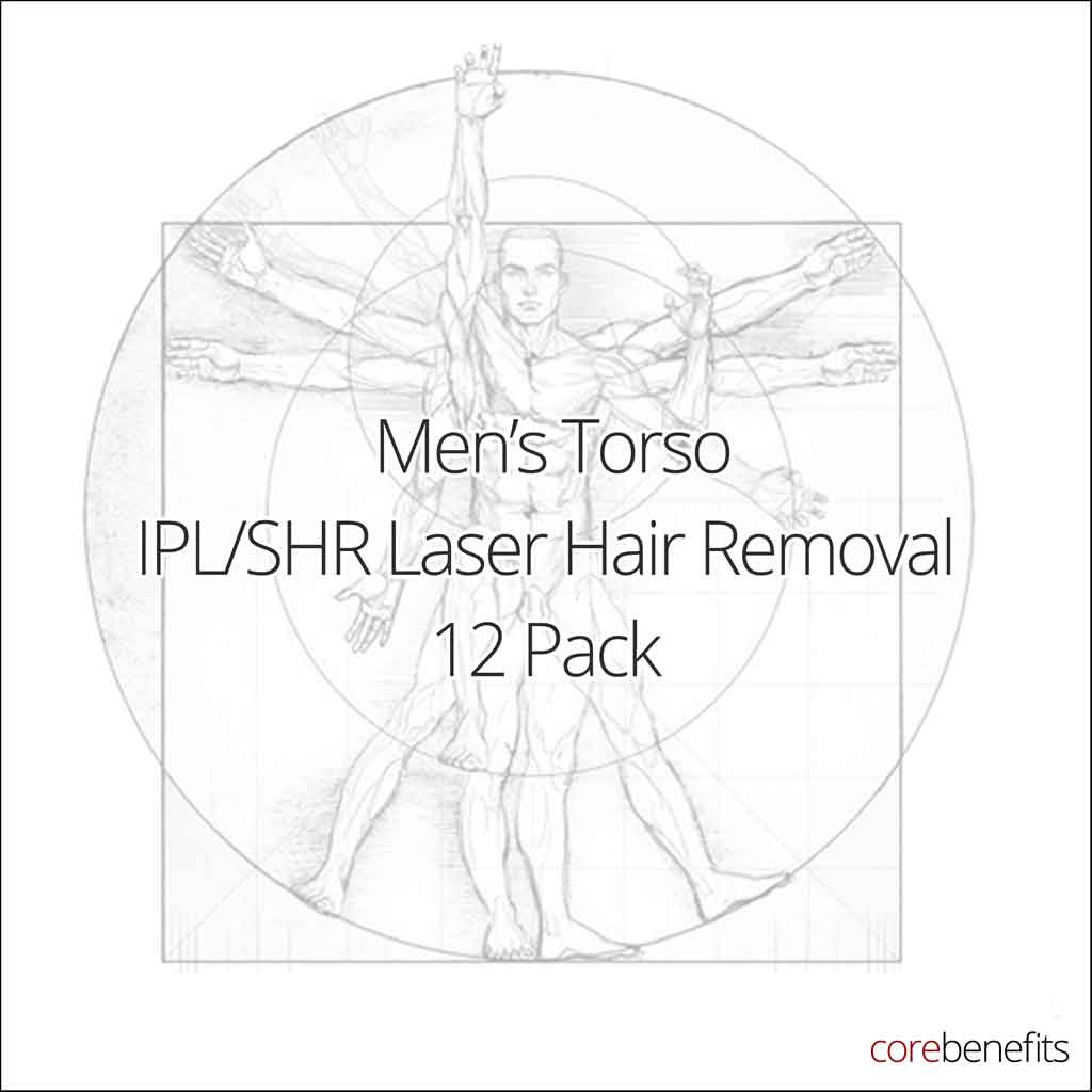 12 Pack | Men’s Torso IPL/SHR | Saving $918.00 - Core Benefits Toowoomba