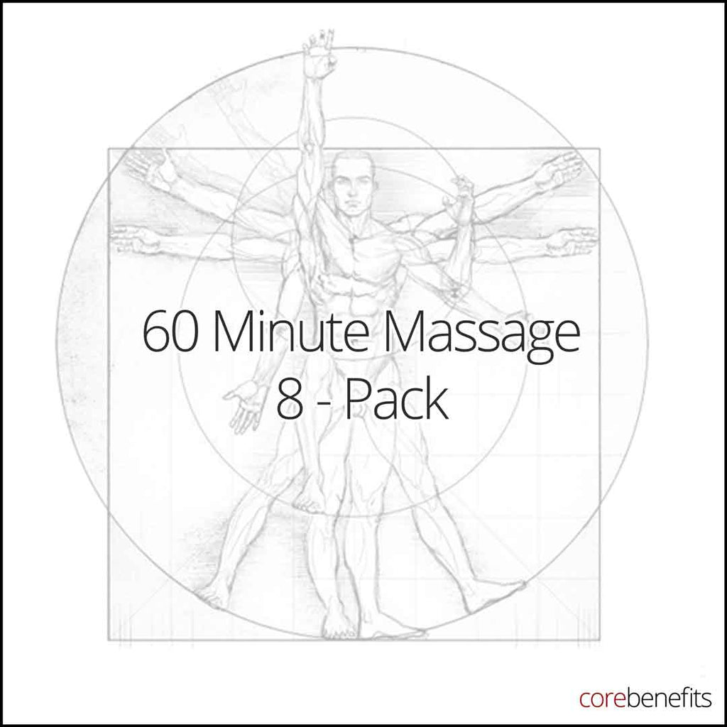 60 Minute Massage Value 8 Pack - Core Benefits Toowoomba8 Pack