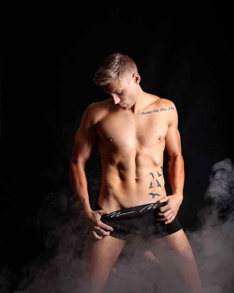 Contemplative Strength: Fitness Model Imagery - Male Model Digital Image - Core Benefits Toowoomba - 