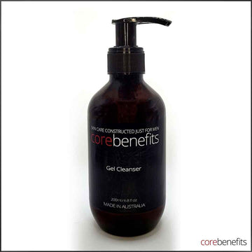 Men's Gel Face Cleanser - Face Wash Tailored Made For Men - Core Benefits ToowoombaCleanser