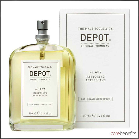 NO. 407 RESTORING AFTERSHAVE - Core Benefits Toowoomba - SHAVE SPECIFICS