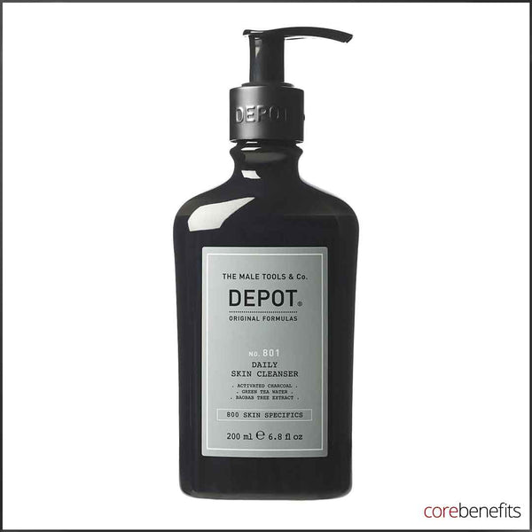 DEPOT No. 801 Daily Skin Cleanser 200ml bottle