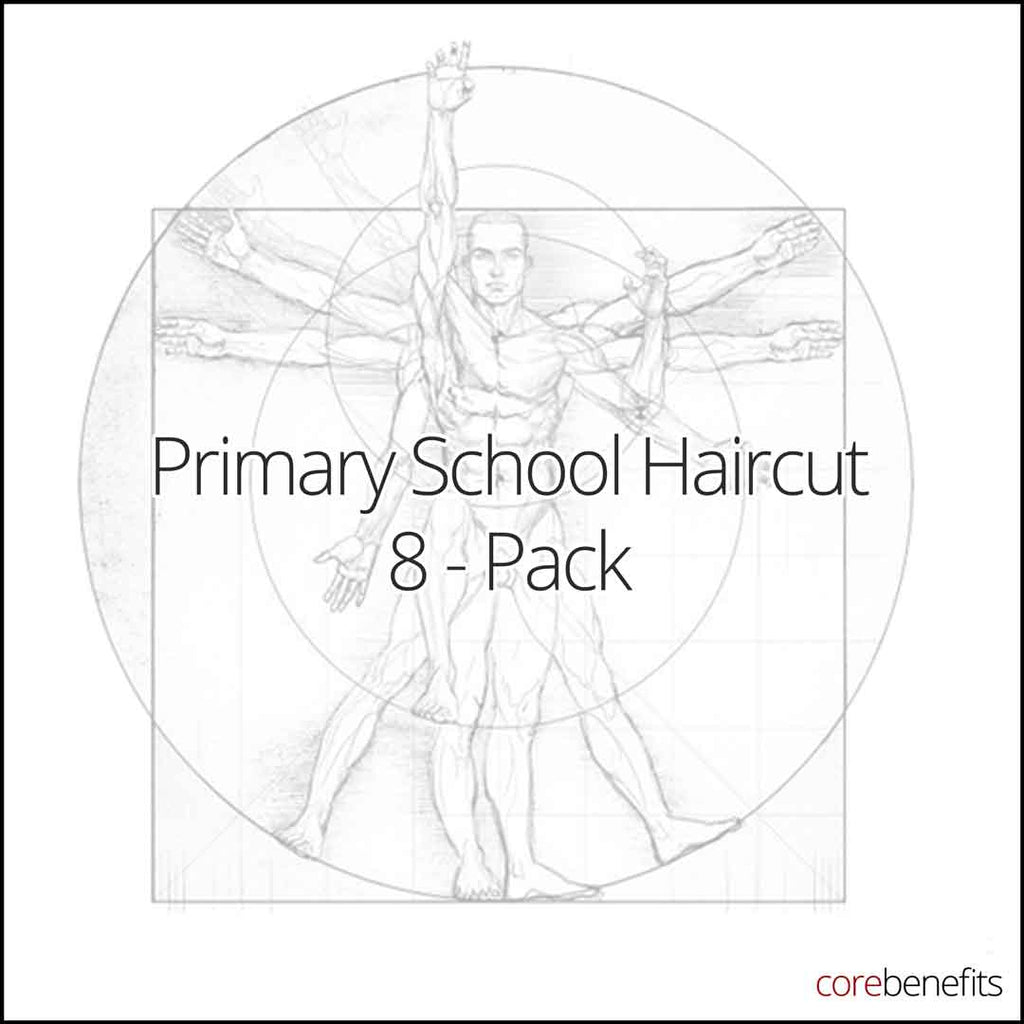 Primary School Prep and Under Boys Haircut Value 8 Pack - Core Benefits Toowoomba8 Pack